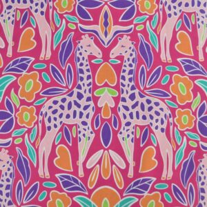 Girafe fuschia